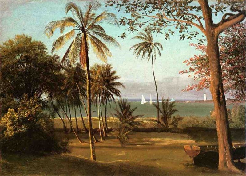 Albert Bierstadt Florida Scene